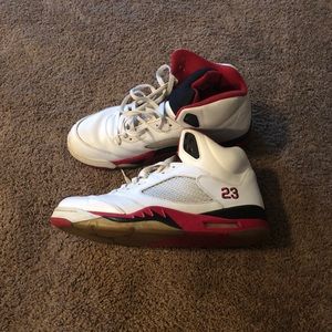 Jordan Fire Red 5’s